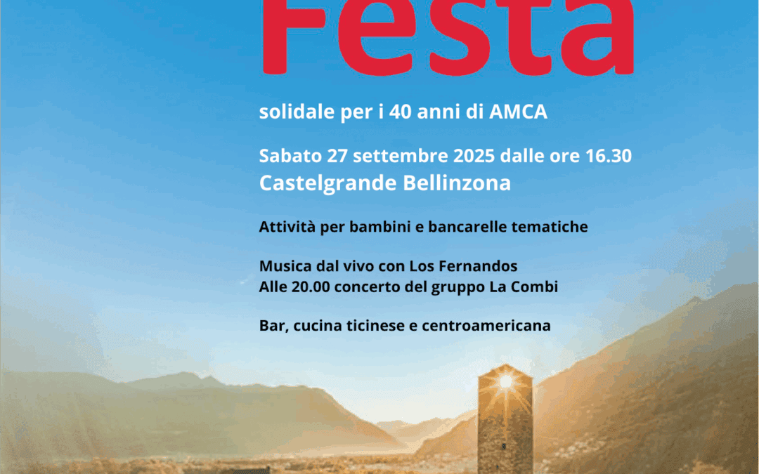 Grande festa solidale per i 40 anni di amca