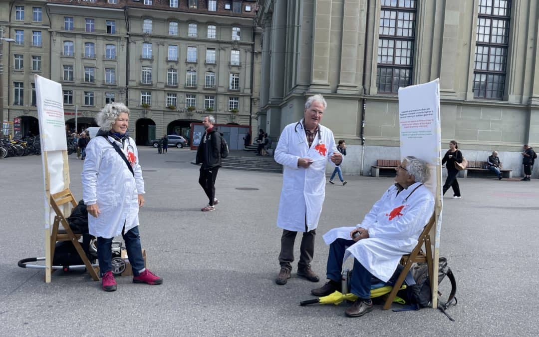 Le ONG sanitarie sostengono lo sciopero della fame dei medici a Berna