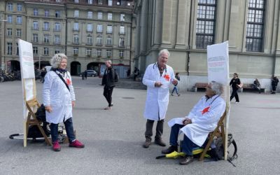 Le ONG sanitarie sostengono lo sciopero della fame dei medici a Berna
